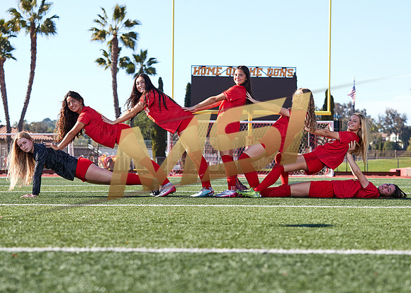 Cathedral Catholic Girls Varsity Soccer Team Media Day