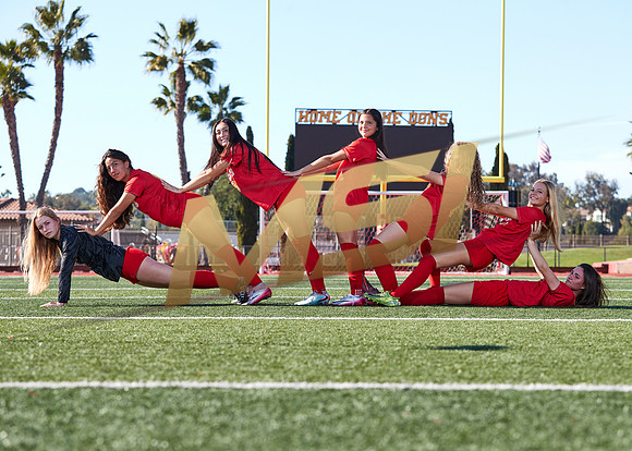 Cathedral Catholic Girls Varsity Soccer Team Media Day