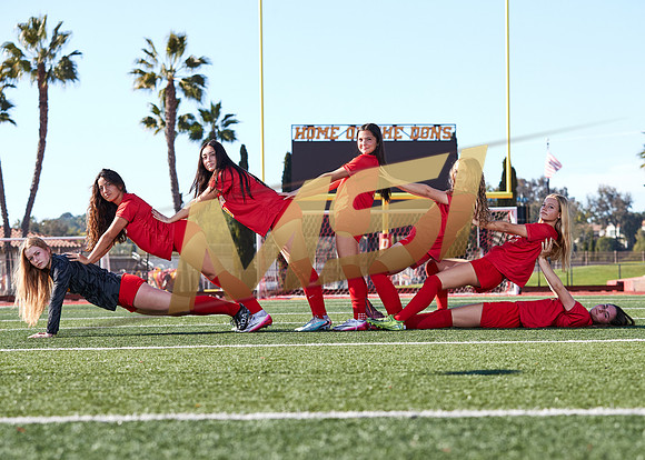 Cathedral Catholic Girls Varsity Soccer Team Media Day