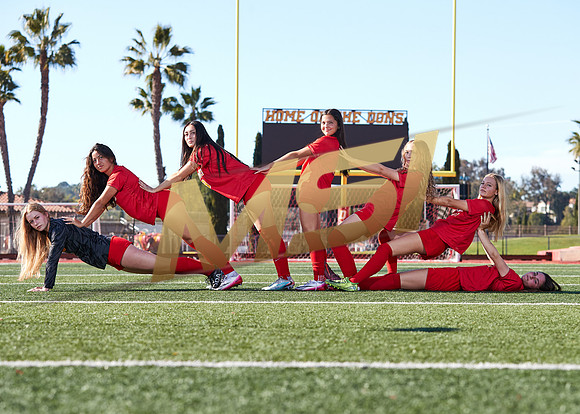 Cathedral Catholic Girls Varsity Soccer Team Media Day