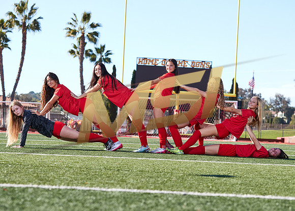 Cathedral Catholic Girls Varsity Soccer Team Media Day