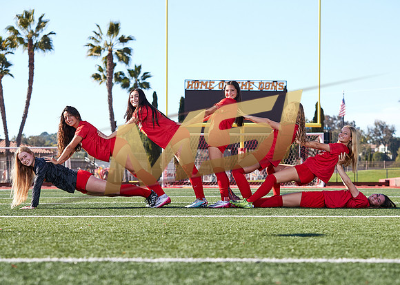Cathedral Catholic Girls Varsity Soccer Team Media Day