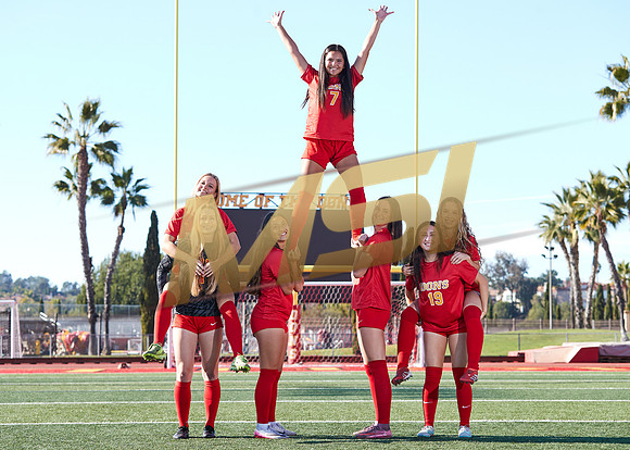 Cathedral Catholic Girls Varsity Soccer Team Media Day