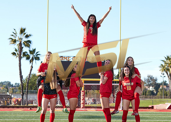 Cathedral Catholic Girls Varsity Soccer Team Media Day