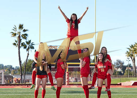 Cathedral Catholic Girls Varsity Soccer Team Media Day