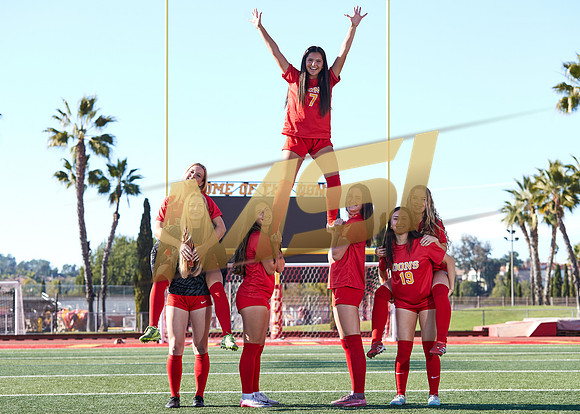 Cathedral Catholic Girls Varsity Soccer Team Media Day