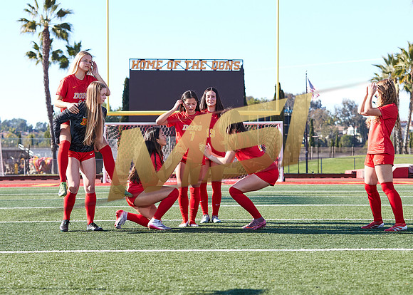 Cathedral Catholic Girls Varsity Soccer Team Media Day