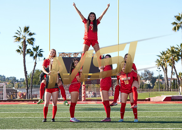 Cathedral Catholic Girls Varsity Soccer Team Media Day