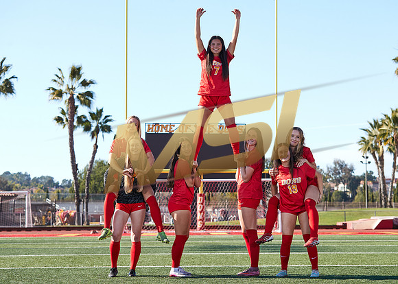 Cathedral Catholic Girls Varsity Soccer Team Media Day