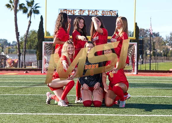 Cathedral Catholic Girls Varsity Soccer Team Media Day