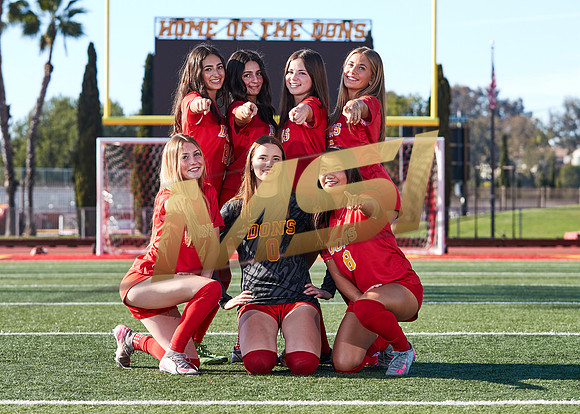 Cathedral Catholic Girls Varsity Soccer Team Media Day