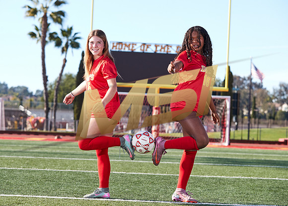 Cathedral Catholic Girls Varsity Soccer Team Media Day