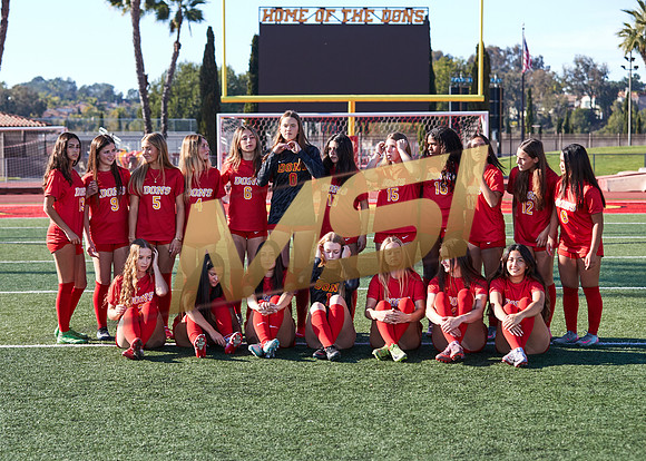 Cathedral Catholic Girls Varsity Soccer Team Media Day
