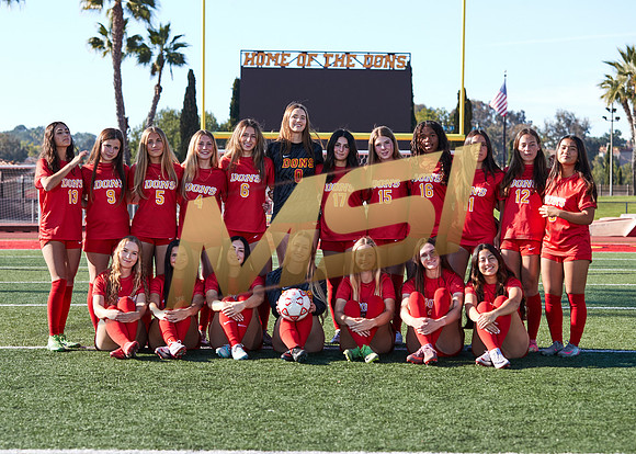Cathedral Catholic Girls Varsity Soccer Team Media Day