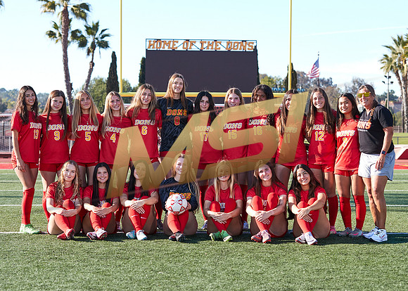 Cathedral Catholic Girls Varsity Soccer Team Media Day