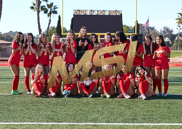 Cathedral Catholic Girls Varsity Soccer Team Media Day