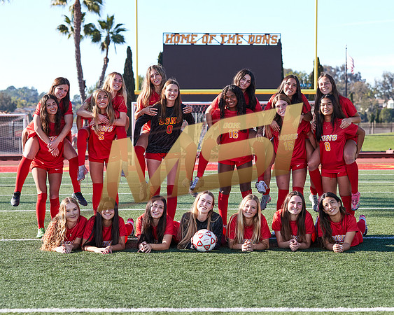 Cathedral Catholic Girls Varsity Soccer Team Media Day