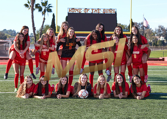 Cathedral Catholic Girls Varsity Soccer Team Media Day