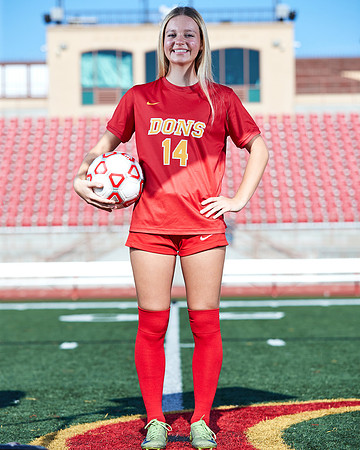 Cathedral Catholic Girls Varsity Soccer Team Media Day