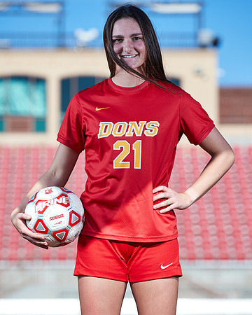 Cathedral Catholic Girls Varsity Soccer Team Media Day