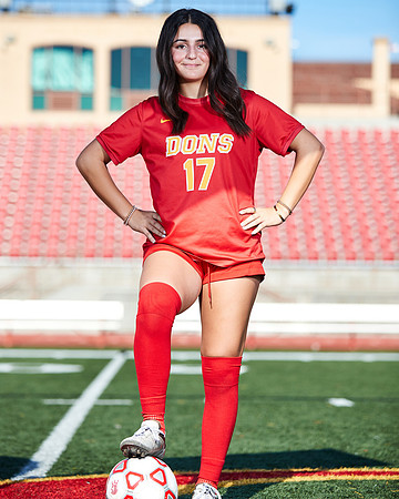 Cathedral Catholic Girls Varsity Soccer Team Media Day