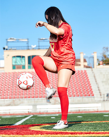 Cathedral Catholic Girls Varsity Soccer Team Media Day