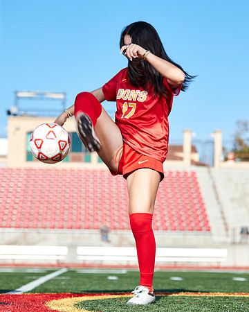 Cathedral Catholic Girls Varsity Soccer Team Media Day