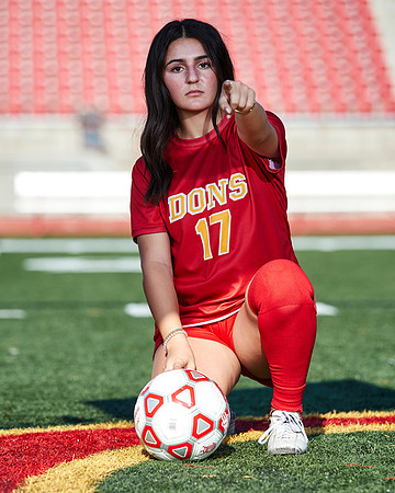 Cathedral Catholic Girls Varsity Soccer Team Media Day