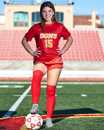 Cathedral Catholic Girls Varsity Soccer Team Media Day
