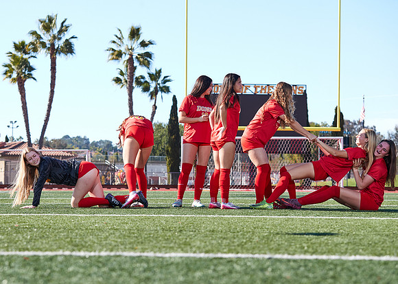 Cathedral Catholic Girls Varsity Soccer Team Media Day