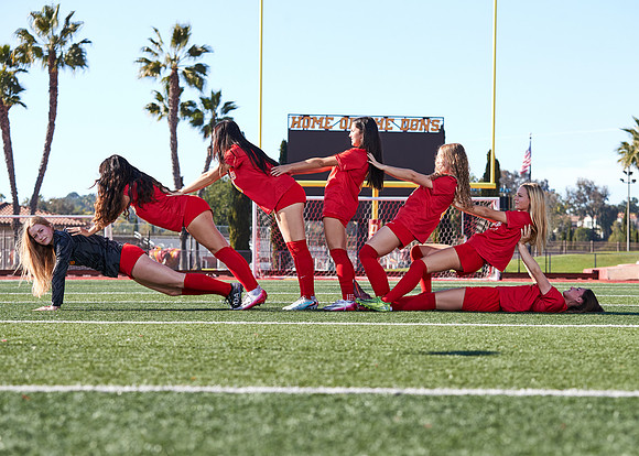 Cathedral Catholic Girls Varsity Soccer Team Media Day