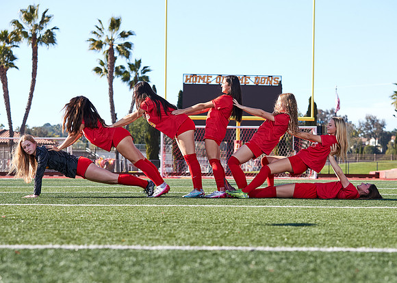 Cathedral Catholic Girls Varsity Soccer Team Media Day