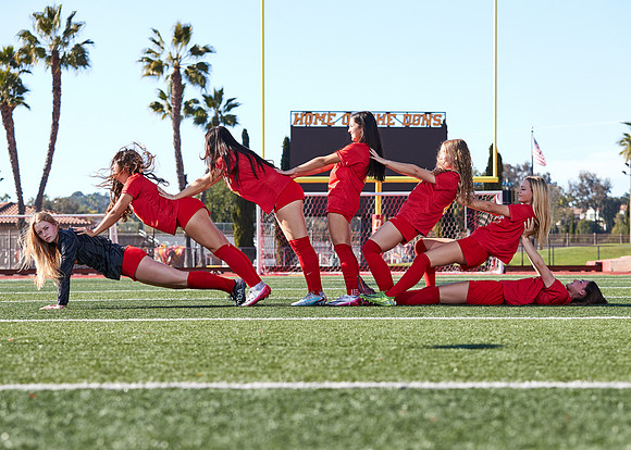 Cathedral Catholic Girls Varsity Soccer Team Media Day