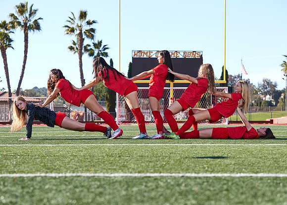 Cathedral Catholic Girls Varsity Soccer Team Media Day