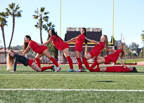 Cathedral Catholic Girls Varsity Soccer Team Media Day