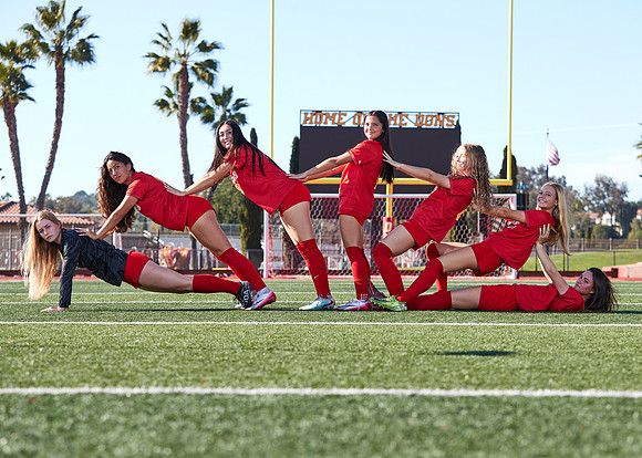 Cathedral Catholic Girls Varsity Soccer Team Media Day