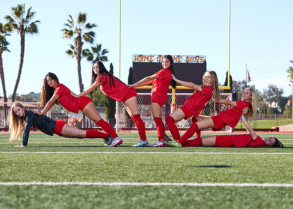 Cathedral Catholic Girls Varsity Soccer Team Media Day