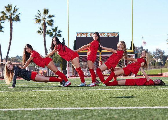 Cathedral Catholic Girls Varsity Soccer Team Media Day