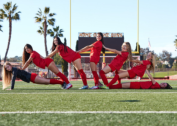 Cathedral Catholic Girls Varsity Soccer Team Media Day