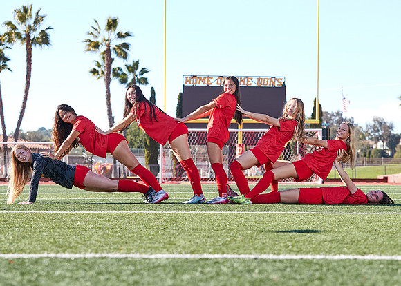 Cathedral Catholic Girls Varsity Soccer Team Media Day