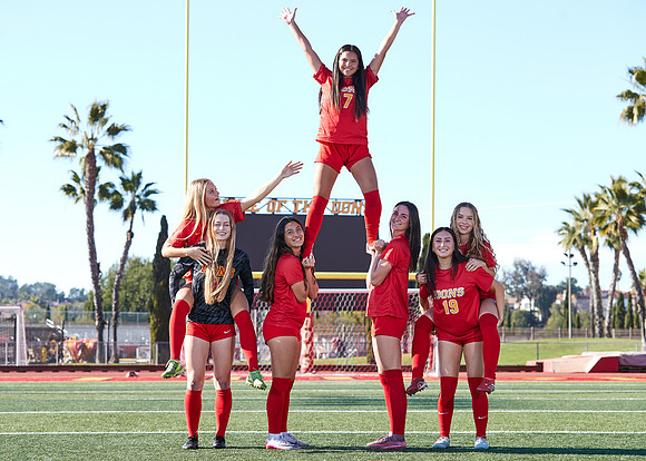 Cathedral Catholic Girls Varsity Soccer Team Media Day