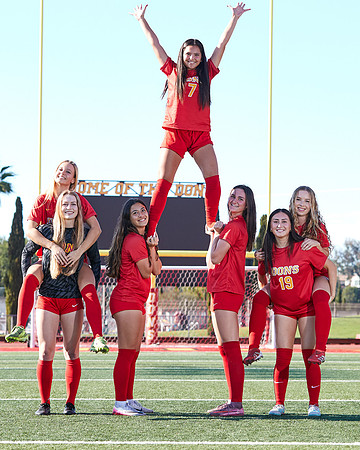 Cathedral Catholic Girls Varsity Soccer Team Media Day