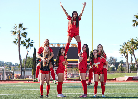 Cathedral Catholic Girls Varsity Soccer Team Media Day