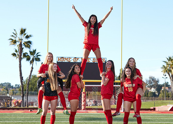 Cathedral Catholic Girls Varsity Soccer Team Media Day