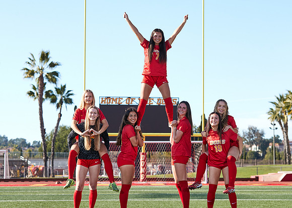 Cathedral Catholic Girls Varsity Soccer Team Media Day