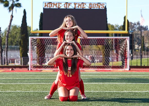 Cathedral Catholic Girls Varsity Soccer Team Media Day