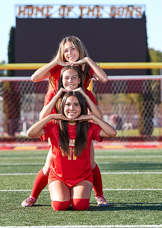 Cathedral Catholic Girls Varsity Soccer Team Media Day