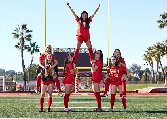 Cathedral Catholic Girls Varsity Soccer Team Media Day