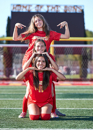 Cathedral Catholic Girls Varsity Soccer Team Media Day