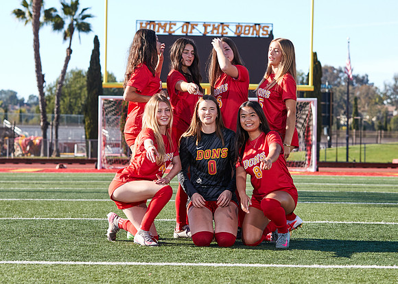 Cathedral Catholic Girls Varsity Soccer Team Media Day